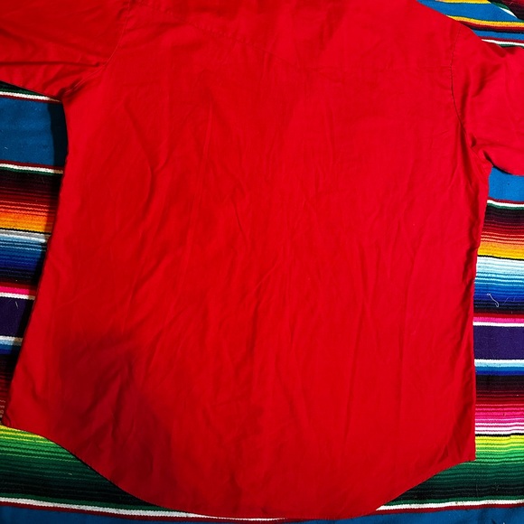 Red western bib button up - Picture 5 of 6
